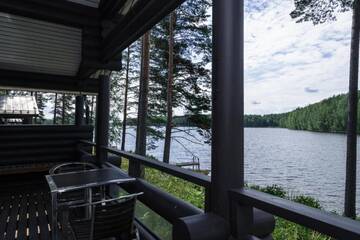 Фото номера Вилла с 2 спальнями Курортные отели Wellbeing365 Resort Mannilanniemi г. Пуумала 39